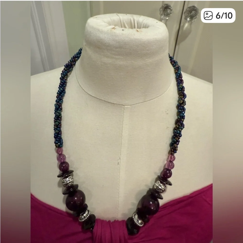 VENUS Pink and Black Ombre Strapless Blouse - Picture 6 of 7